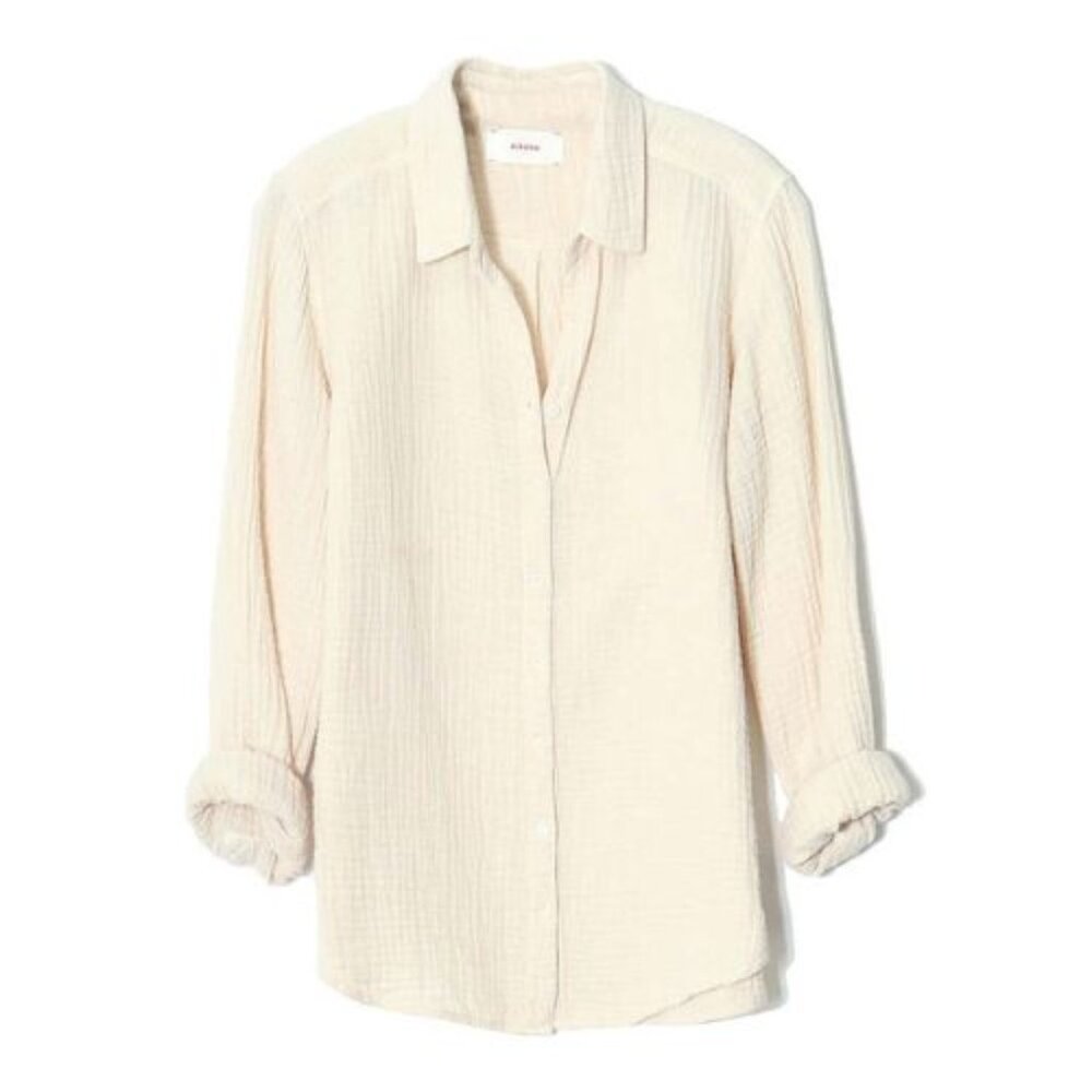XiRENA Cream Button-Down Gauze Shirt